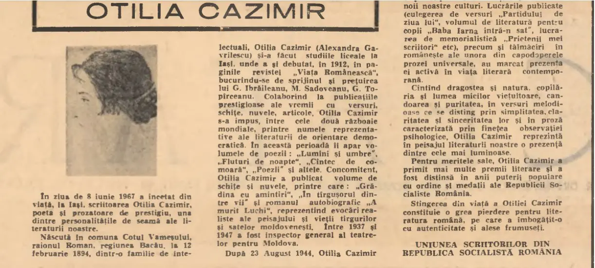 Otilia Cazimir
