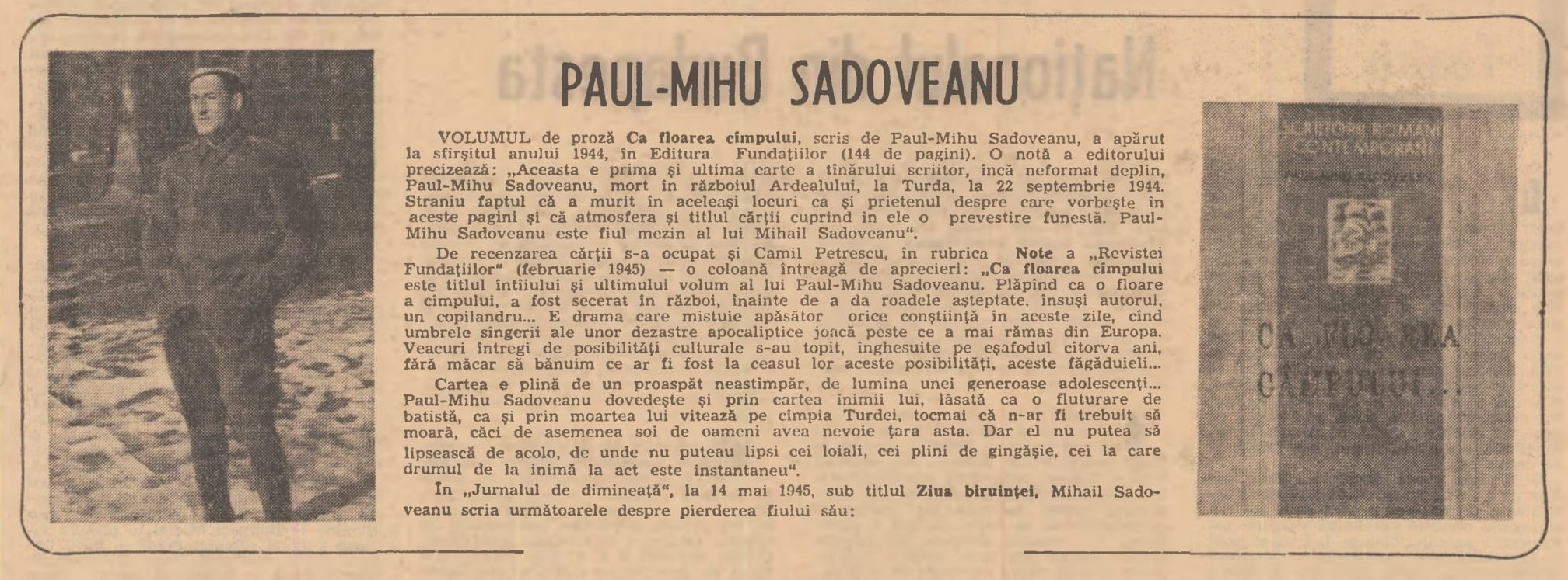 Paul Мihu Sadoveanu