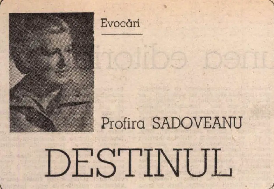 Profira Sadoveanu