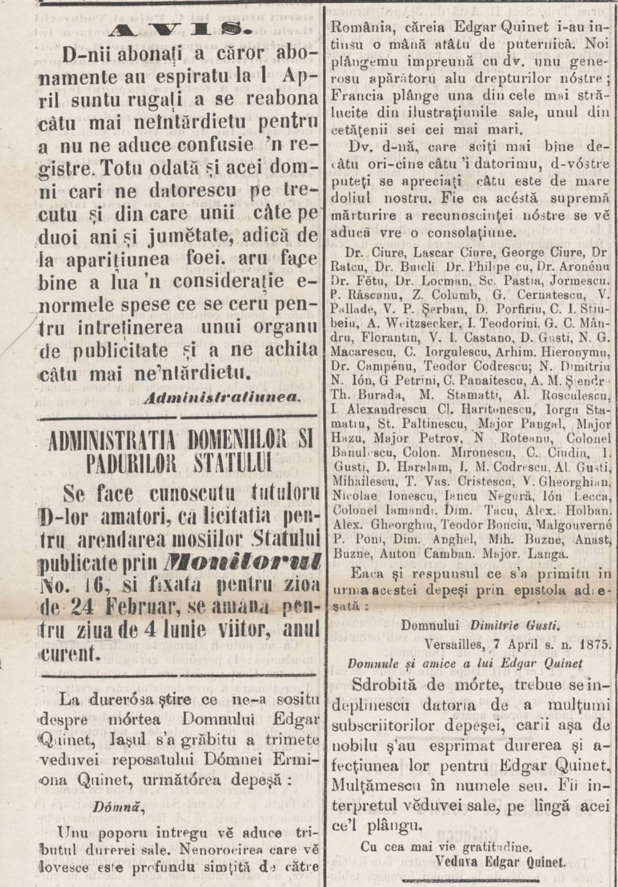 CurierulFoaiaIntereselorGenerale_1875-1692394139__pages101-101-1 Quinet