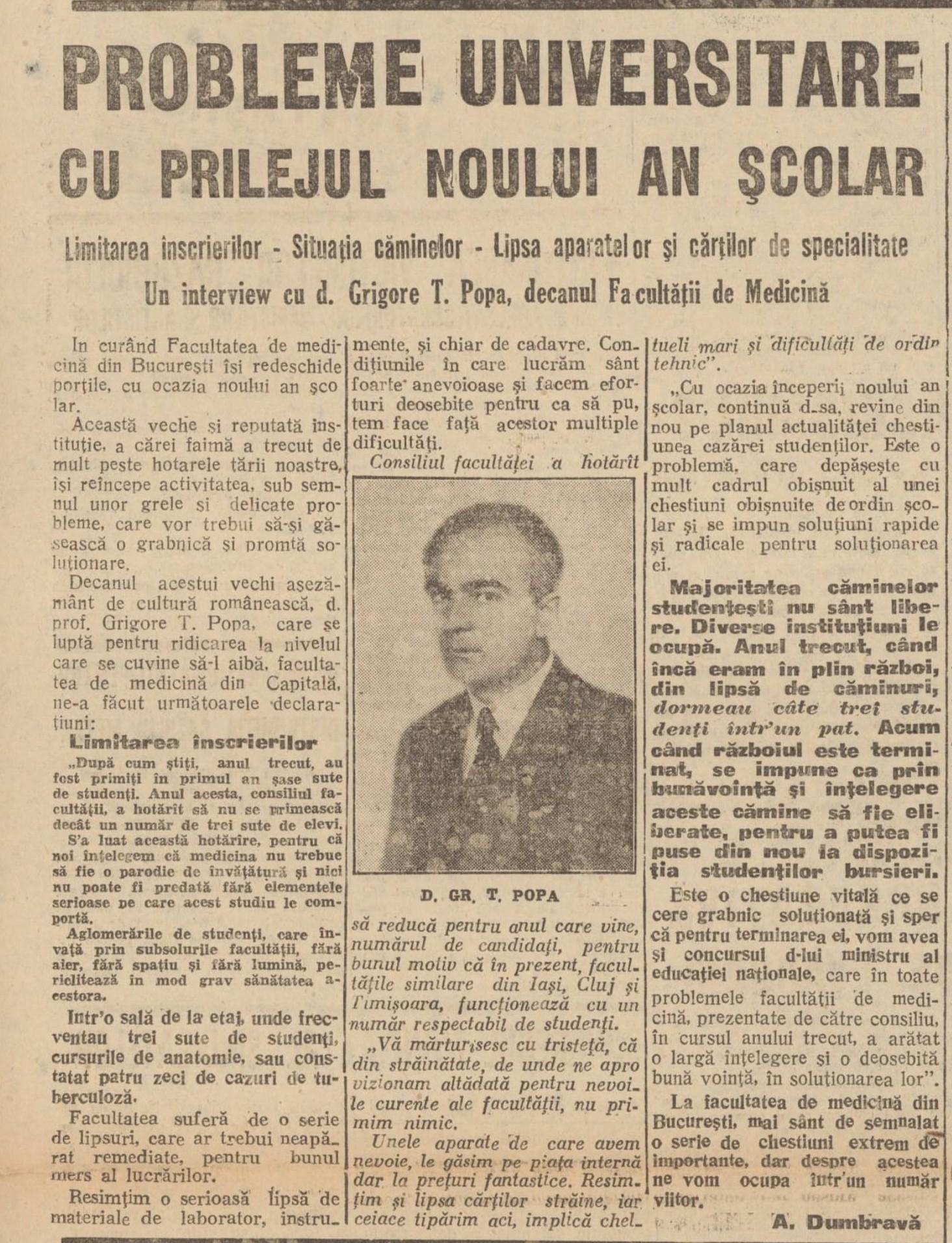 EraNouaBucuresti_1945-3-1733655574__pages304-304-1 Grigore T. Popa